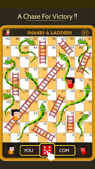 Взлом Snakes & Ladders: Online Dice!  [МОД Бесконечные монеты] — полная версия apk на Андроид screen 2