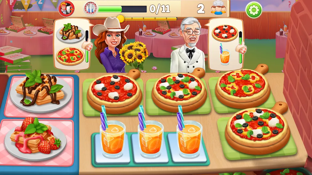 Взломанная Cooking Market-Restaurant Game  [МОД Mega Pack] — стабильная версия apk на Андроид screen 5