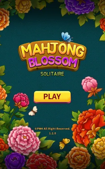 Скачать взлом Mahjong Blossom Solitaire  [МОД Много монет] — полная версия apk на Андроид screen 1