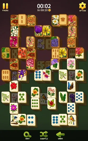 Скачать взлом Mahjong Blossom Solitaire  [МОД Много монет] — полная версия apk на Андроид screen 4