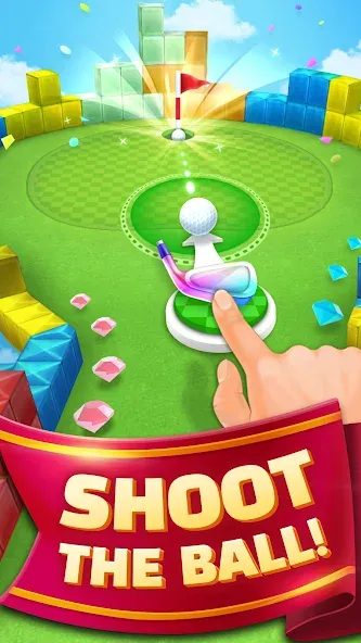 Взломанная Mini Golf King (Мини Гольф Кинг)  [МОД Бесконечные монеты] — полная версия apk на Андроид screen 1