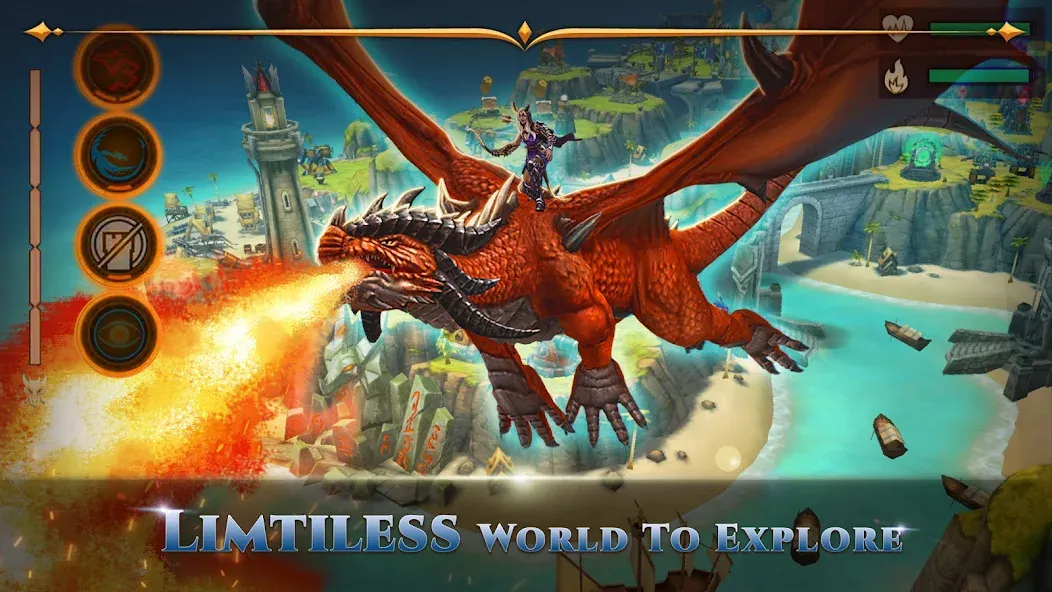 Скачать взломанную War Dragons (Вар Драгонс)  [МОД Unlimited Money] — последняя версия apk на Андроид screen 1