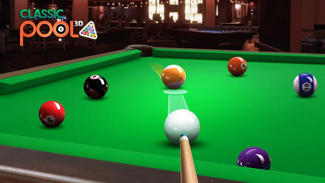 Скачать взлом Classic Pool 3D: 8 Ball  [МОД Много денег] — полная версия apk на Андроид screen 2