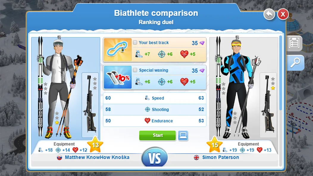 Взломанная Biathlon Mania (Биатлон Мания)  [МОД Много монет] — полная версия apk на Андроид screen 5