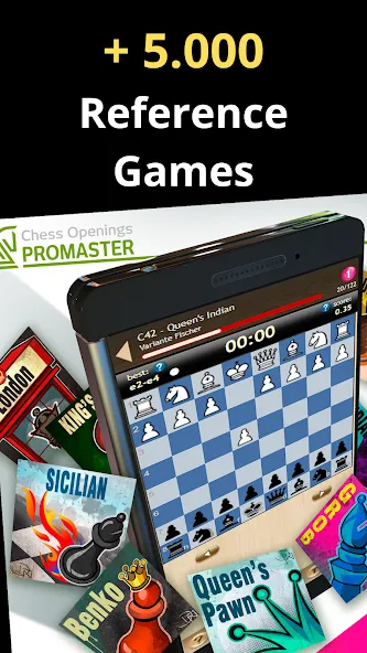 Скачать взломанную Chess Openings Promaster  [МОД Mega Pack] — стабильная версия apk на Андроид screen 5