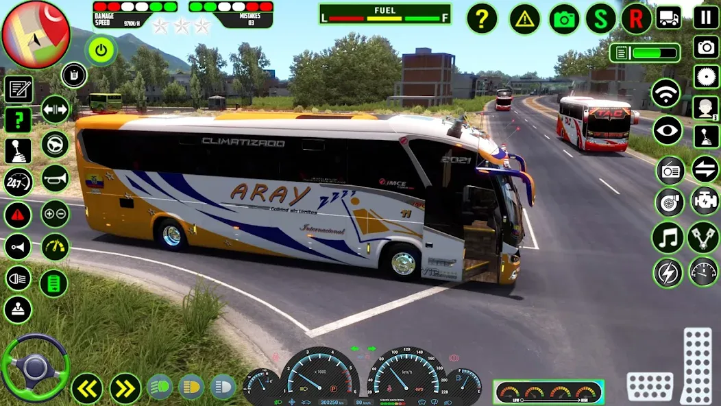 Взломанная Euro Coach Bus Simulator 3D (Паблик Коуч Бас Драйвинг 3Д)  [МОД Бесконечные монеты] — стабильная версия apk на Андроид screen 4