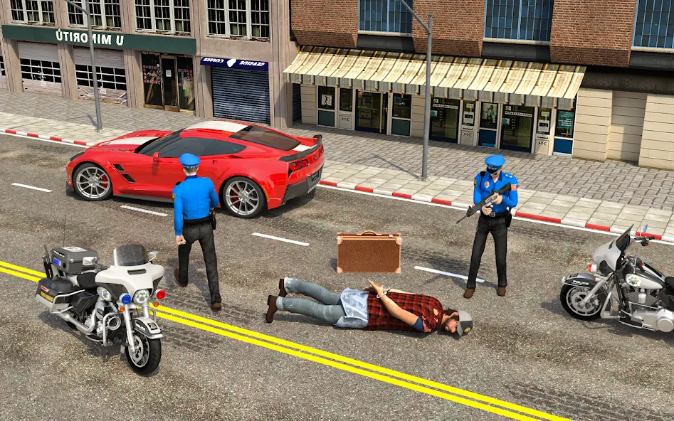 Взлом City Police Car Driving Games  [МОД Бесконечные монеты] — стабильная версия apk на Андроид screen 2