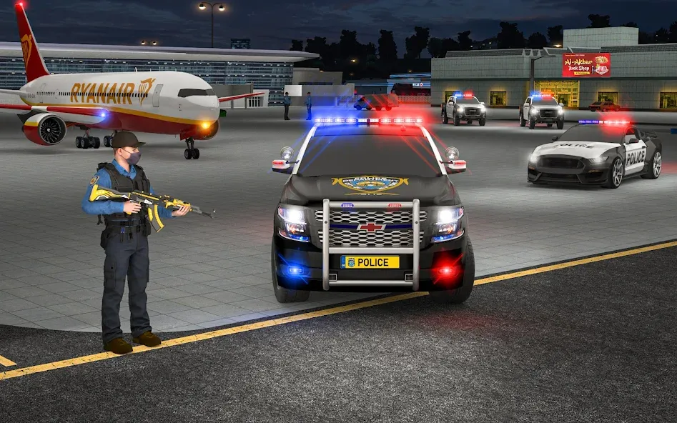 Взлом City Police Car Driving Games  [МОД Бесконечные монеты] — стабильная версия apk на Андроид screen 4