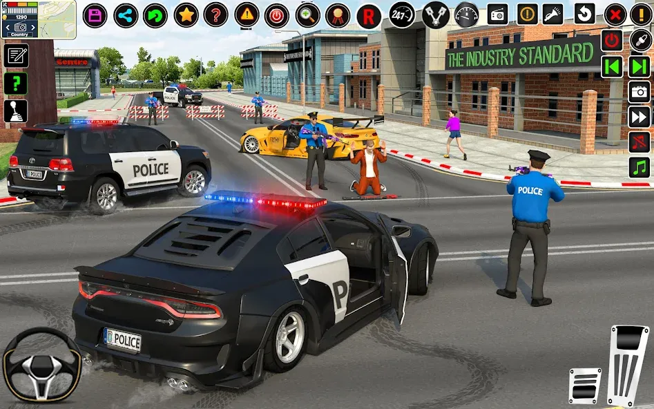 Взлом City Police Car Driving Games  [МОД Бесконечные монеты] — стабильная версия apk на Андроид screen 5