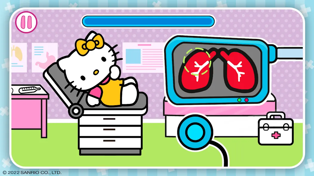 Скачать взломанную Hello Kitty: Kids Hospital (Хелло Китти)  [МОД Много денег] — стабильная версия apk на Андроид screen 3