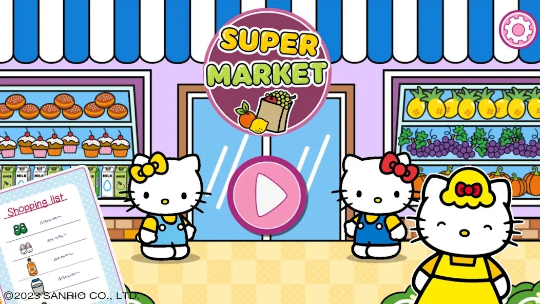 Взломанная Hello Kitty: Kids Supermarket (Хеллоу Китти)  [МОД Бесконечные монеты] — полная версия apk на Андроид screen 1