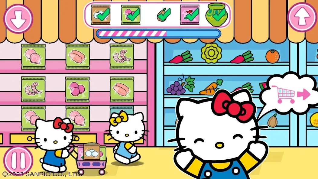 Взломанная Hello Kitty: Kids Supermarket (Хеллоу Китти)  [МОД Бесконечные монеты] — полная версия apk на Андроид screen 2