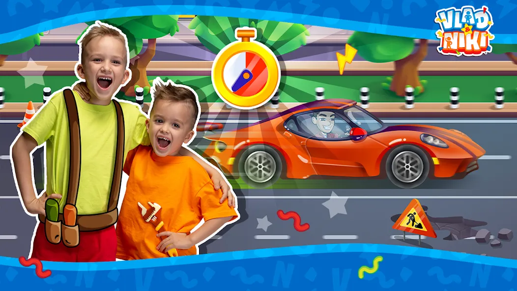 Взлом Vlad and Niki: Car Service  [МОД Все открыто] — полная версия apk на Андроид screen 4