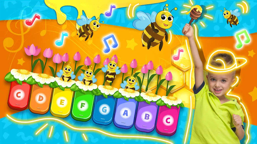 Скачать взлом Vlad and Niki: Kids Piano  [МОД Menu] — стабильная версия apk на Андроид screen 1