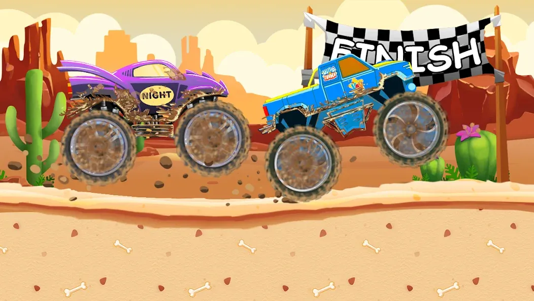 Скачать взлом Monster Truck Vlad & Niki  [МОД Бесконечные деньги] — стабильная версия apk на Андроид screen 2