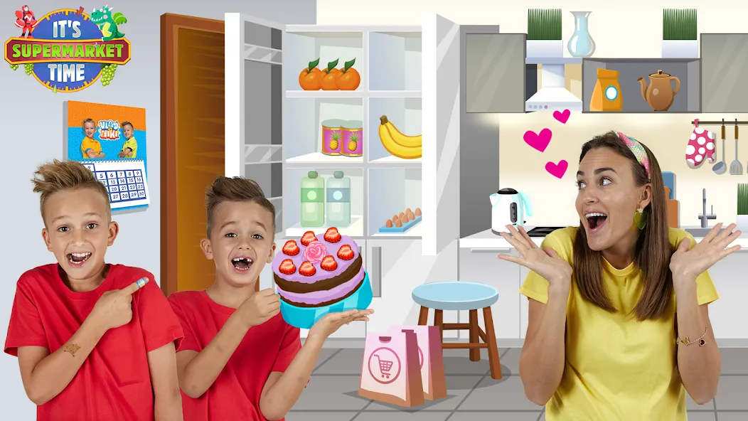 Взломанная Vlad & Niki Supermarket game  [МОД Menu] — полная версия apk на Андроид screen 5