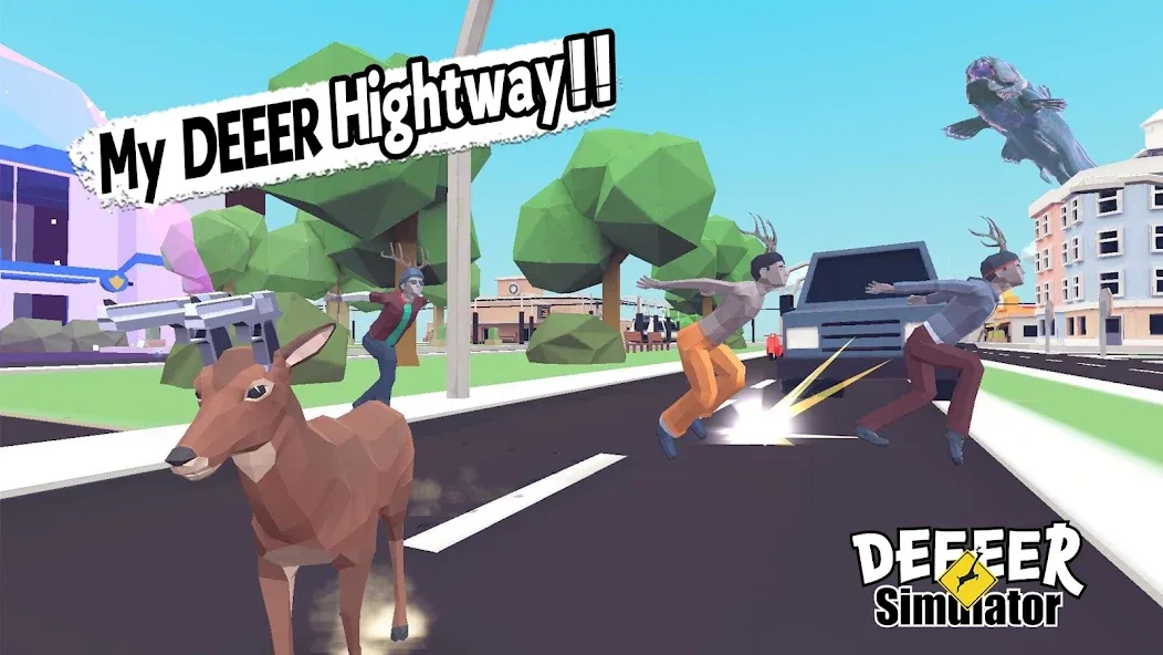 Взломанная DEEEER Simulator: Modern World (ДИИИР Симулятор)  [МОД Unlimited Money] — последняя версия apk на Андроид screen 1