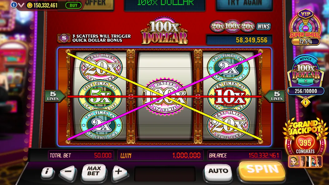 Взломанная Vegas Live Slots: Casino Games (Вегас Лайв Слотс)  [МОД Mega Pack] — полная версия apk на Андроид screen 1