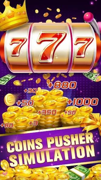 Скачать взлом Daily Pusher Slots 777 (Дейли Пушер Слотс 777)  [МОД Бесконечные монеты] — стабильная версия apk на Андроид screen 2