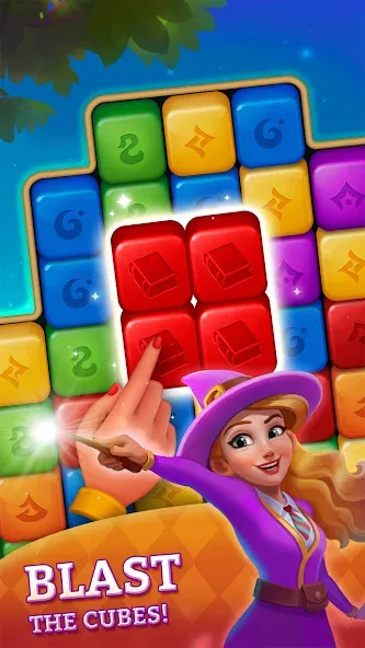 Взломанная Magic Blast: Mystery Puzzle (Маджик Бласт)  [МОД Menu] — полная версия apk на Андроид screen 2