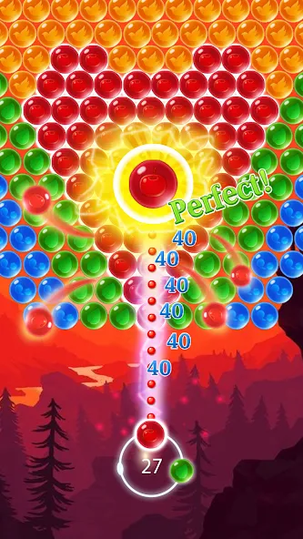 Скачать взломанную Bubble Shooter Magic Forest (Бабл шутер Магик Форест)  [МОД Меню] — полная версия apk на Андроид screen 1