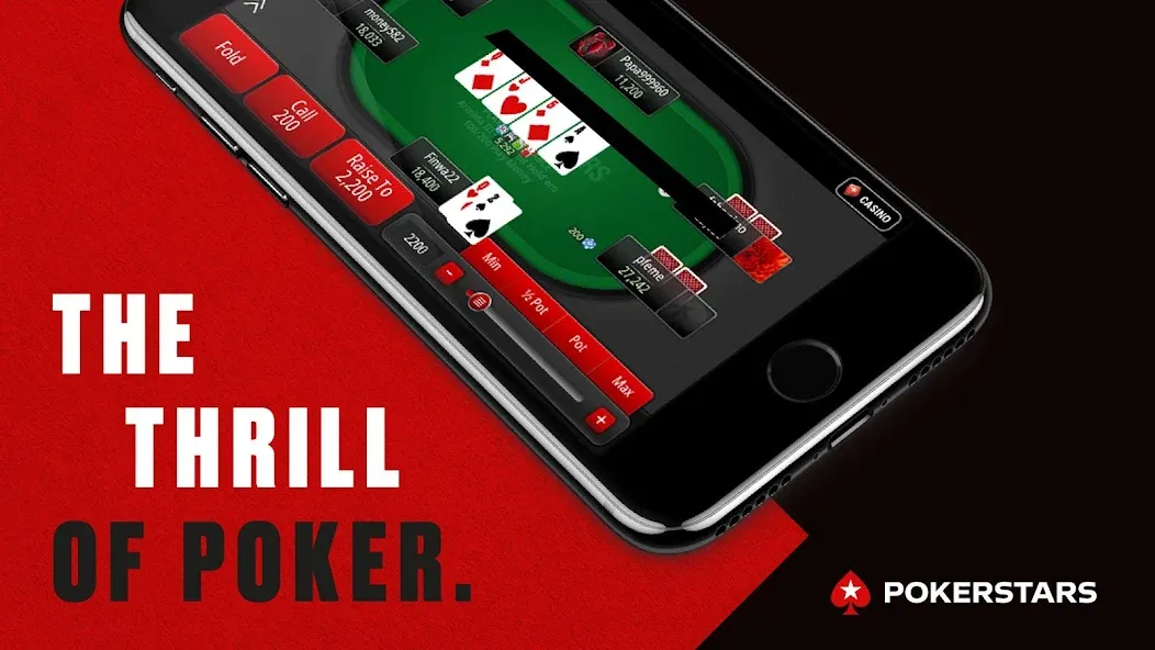 Скачать взломанную PokerStars: Texas Holdem Games (ПокерСтарс)  [МОД Меню] — последняя версия apk на Андроид screen 1