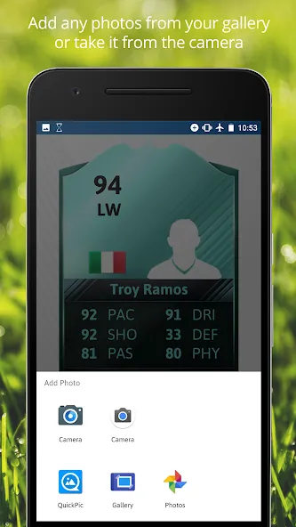 Взломанная FUT Card Creator 23 (ФУТ Кард Криэйтор 23)  [МОД Меню] — стабильная версия apk на Андроид screen 5