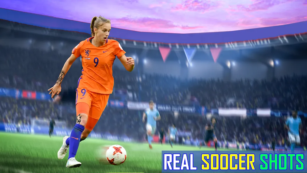 Взломанная Soccer Kick Worldcup Champion  [МОД Unlocked] — стабильная версия apk на Андроид screen 1