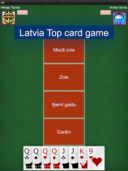 Скачать взломанную Latvian card game: RaccoonZole  [МОД Unlocked] — стабильная версия apk на Андроид screen 5