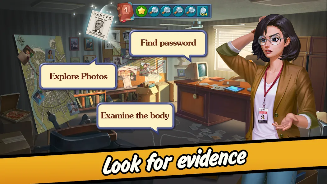 Взлом Solitaire Crime Stories  [МОД Unlocked] — последняя версия apk на Андроид screen 2