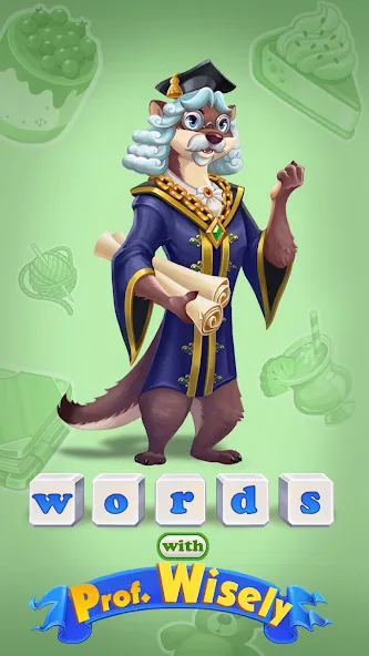 Скачать взлом Words with Prof. Wisely  [МОД Много денег] — полная версия apk на Андроид screen 1