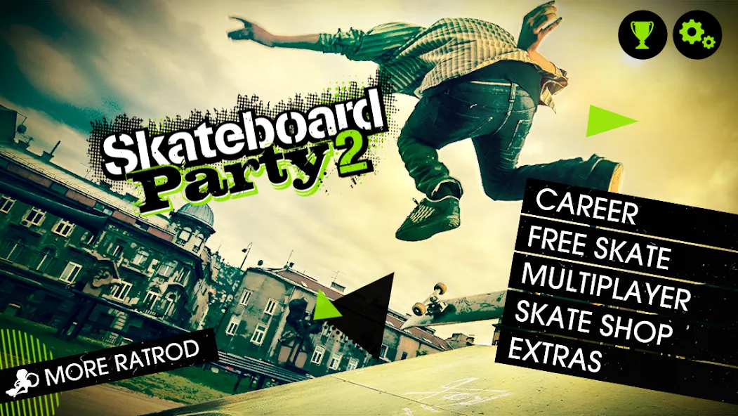 Скачать взломанную Skateboard Party 2 (Скейтборд вечеринка 2)  [МОД Unlocked] — последняя версия apk на Андроид screen 2