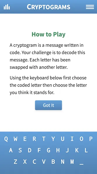 Скачать взломанную Cryptograms · Decrypt Quotes  [МОД Menu] — стабильная версия apk на Андроид screen 5