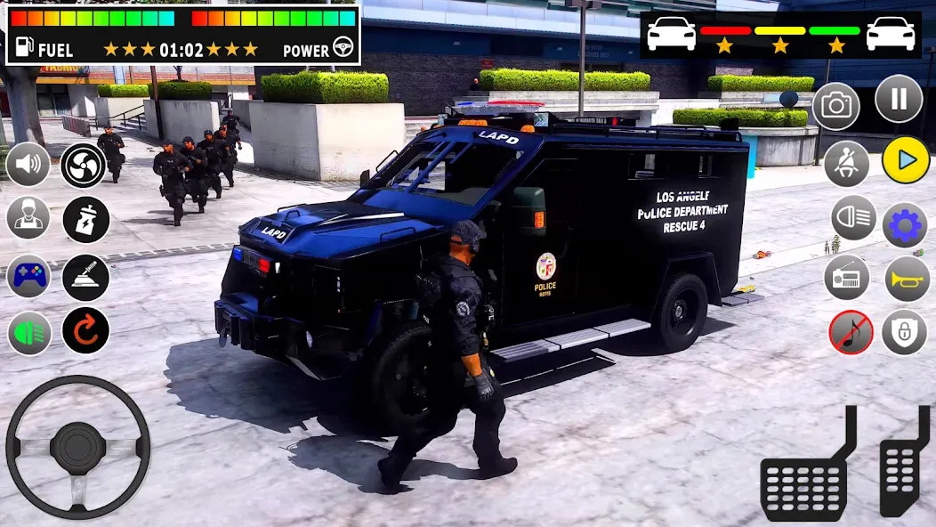 Скачать взломанную Police Games Simulator: PGS 3d  [МОД Unlocked] — полная версия apk на Андроид screen 4