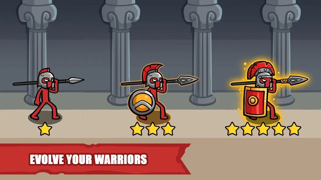 Взломанная Stick Battle: War of Legions (Стик битва)  [МОД Mega Pack] — стабильная версия apk на Андроид screen 3