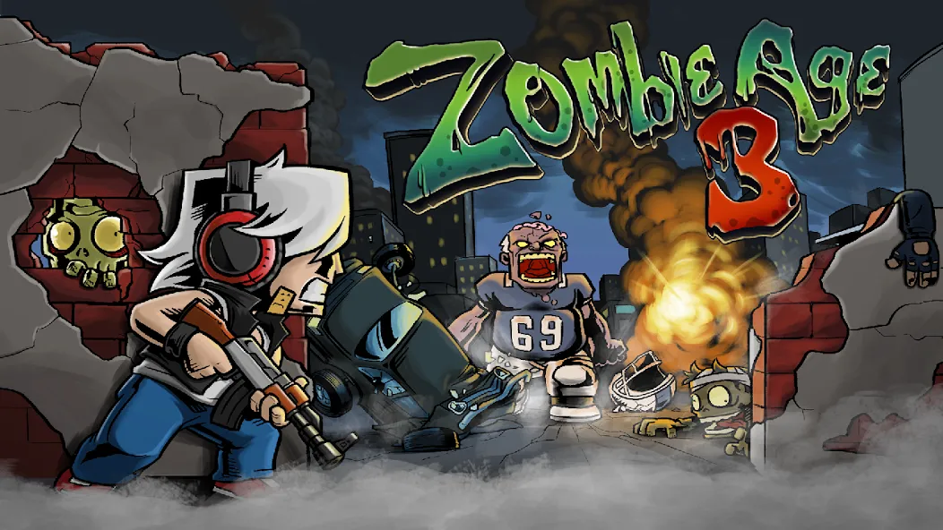 Скачать взлом Zombie Age 3 Premium: Survival (Зомби Возраст 3 Премиум)  [МОД Menu] — стабильная версия apk на Андроид screen 1