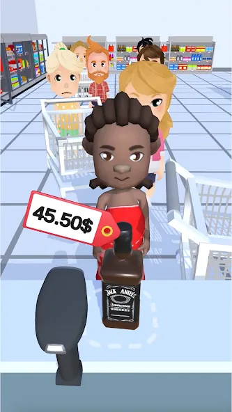 Скачать взломанную Hypermarket 3D (Хайпермаркет 3D)  [МОД Unlimited Money] — полная версия apk на Андроид screen 1