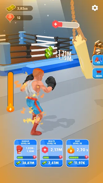 Взлом Tap Punch — 3D Boxing (Тап Панч)  [МОД Много монет] — стабильная версия apk на Андроид screen 1