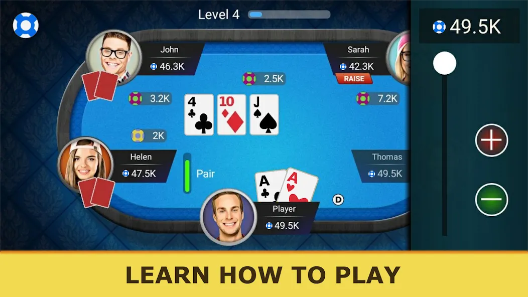 Скачать взломанную Poker Offline: Texas Holdem  [МОД Меню] — последняя версия apk на Андроид screen 3