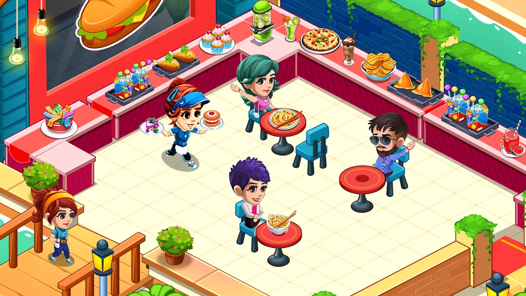 Взломанная Cooking Restaurant Kitchen (Кукинг Ресторан Китчен)  [МОД Menu] — последняя версия apk на Андроид screen 2