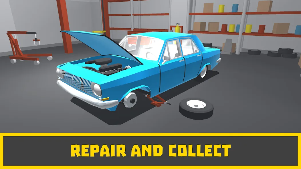 Скачать взлом Retro Garage — Car Mechanic  [МОД Много денег] — стабильная версия apk на Андроид screen 1