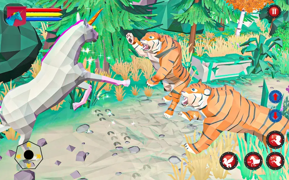 Скачать взломанную Flying Unicorn Pegasus Games  [МОД Unlimited Money] — полная версия apk на Андроид screen 3