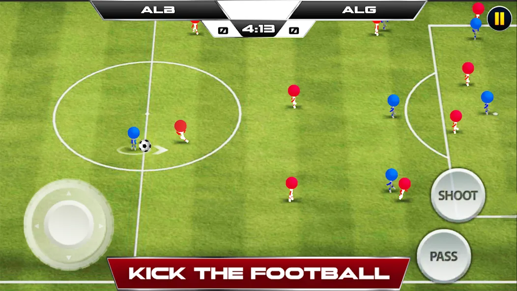 Скачать взломанную Stickman Soccer Football Game  [МОД Много денег] — стабильная версия apk на Андроид screen 4