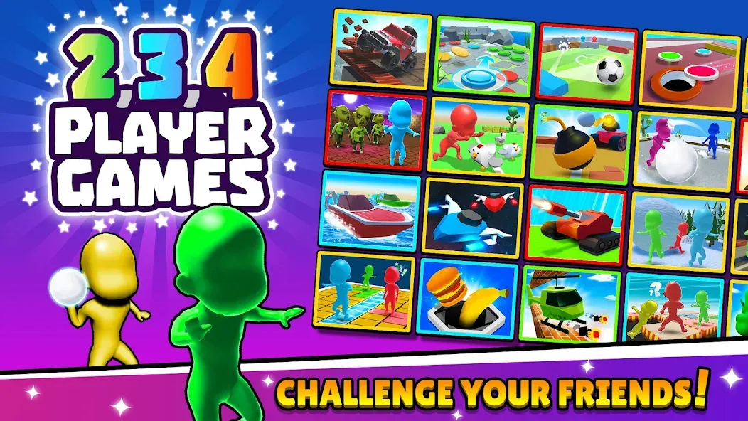 Взлом TwoPlayerGames 2 3 4 Player  [МОД Много монет] — последняя версия apk на Андроид screen 1