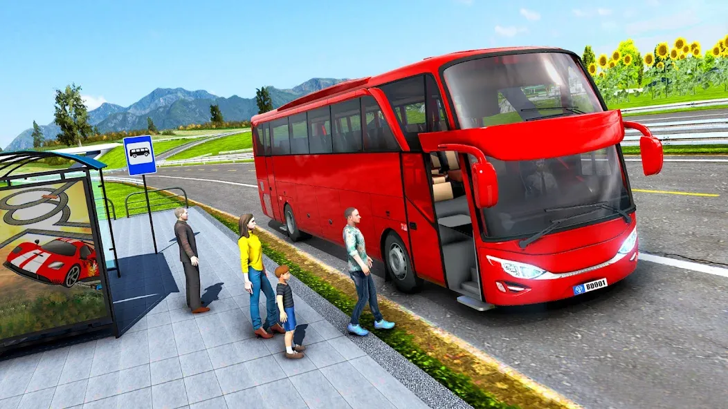 Взломанная Highway Bus Simulator Bus Game  [МОД Много денег] — полная версия apk на Андроид screen 2