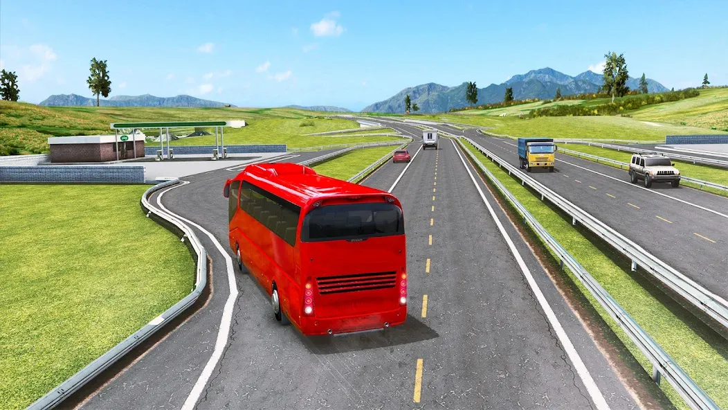 Взломанная Highway Bus Simulator Bus Game  [МОД Много денег] — полная версия apk на Андроид screen 4