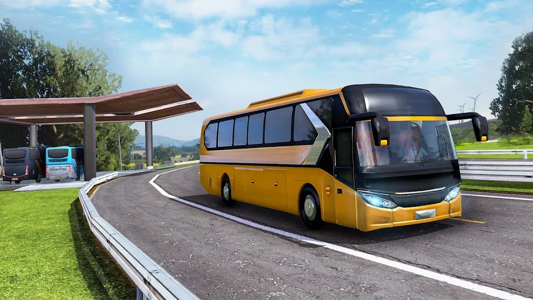 Взломанная Highway Bus Simulator Bus Game  [МОД Много денег] — полная версия apk на Андроид screen 5