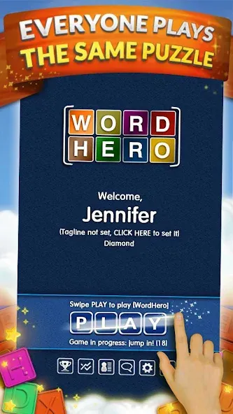 Взлом WordHero : word finding game (ВордХиро)  [МОД Unlocked] — последняя версия apk на Андроид screen 2