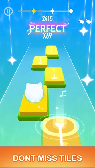 Скачать взломанную Dancing Cats — Cute Music Game (Дансинг Кэтс)  [МОД Menu] — стабильная версия apk на Андроид screen 2