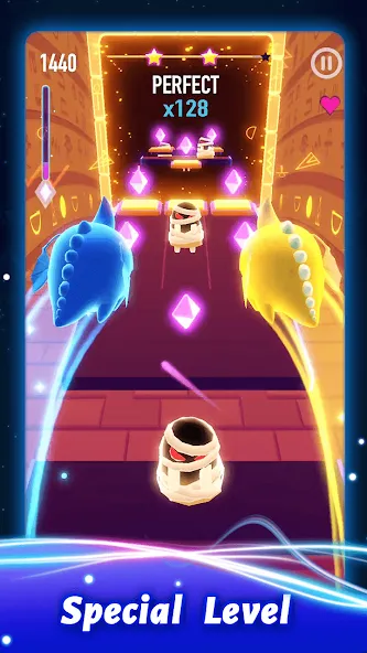 Взломанная Rolling Twins: Music Ball Rush (Роллинг Твинс)  [МОД Много монет] — последняя версия apk на Андроид screen 1